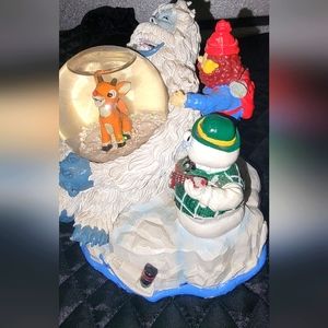 Vintage Christmas Snowglobe Collectable "Rudolph and the Island of Misfit Toys"